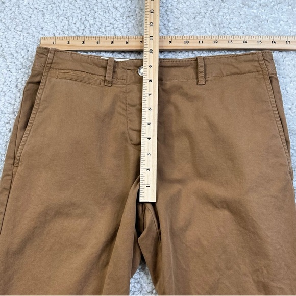 Nili Lotan Tomboy Pant. Button Fly. Brown. Size 4 - Picture 14 of 16